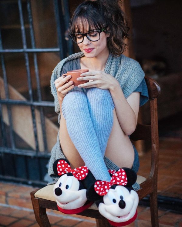 Pantufa 3D Minnie Mouse