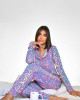 Pijama Animal Print Multicolor Versão Calça