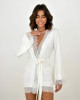 Camisola Kimono Renda Off White
