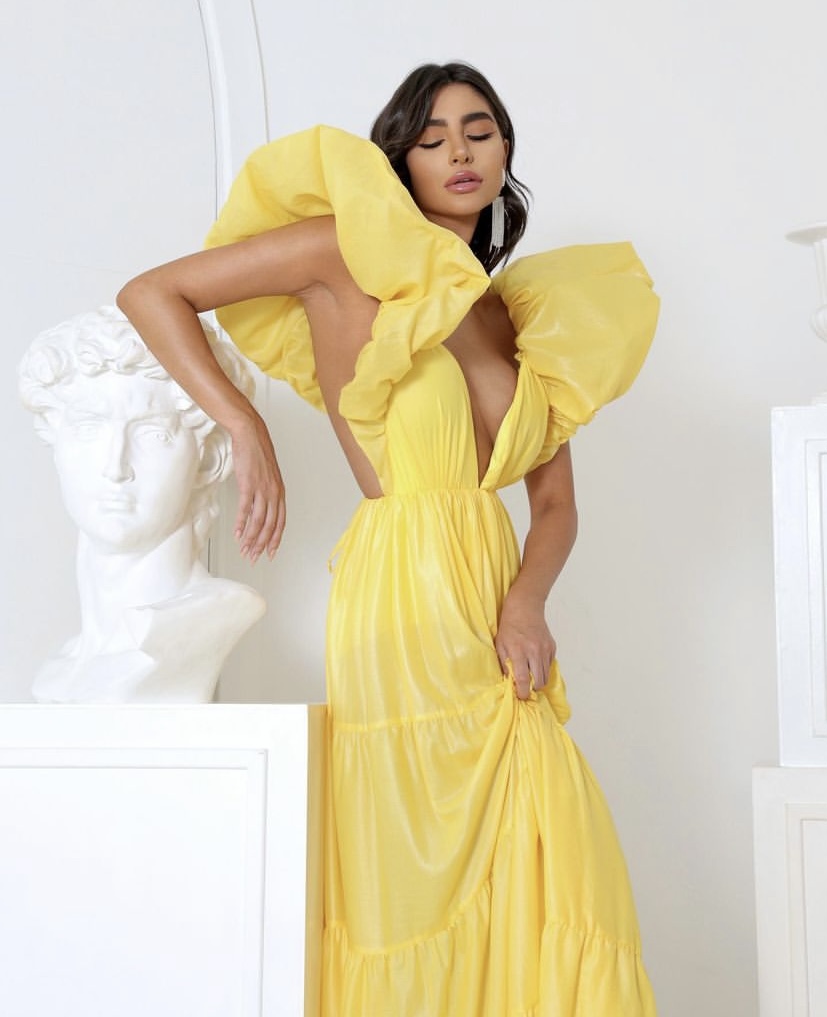 Vestido Maysa Amarelo