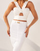 Saia Beatrice Midi Off White