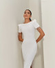 Vestido Celine Midi Off White