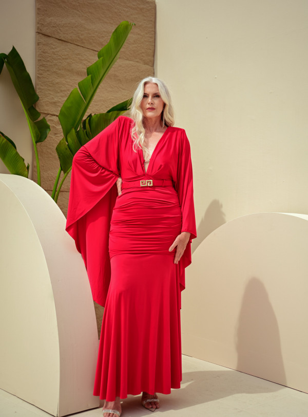 Vestido Longo Ially Vermelho