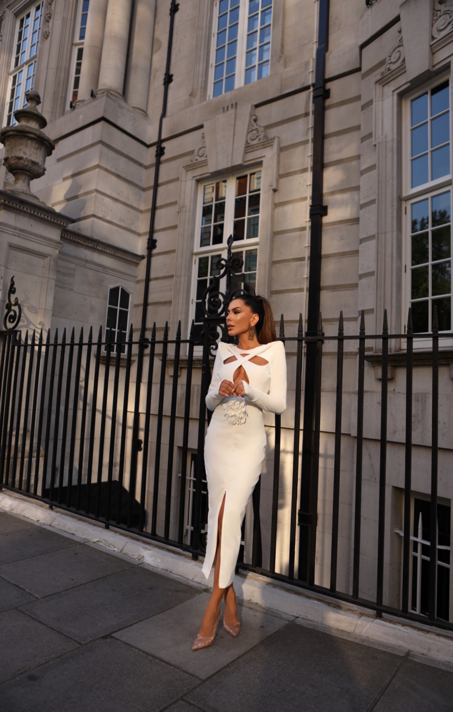 Vestido Callie Midi Off White