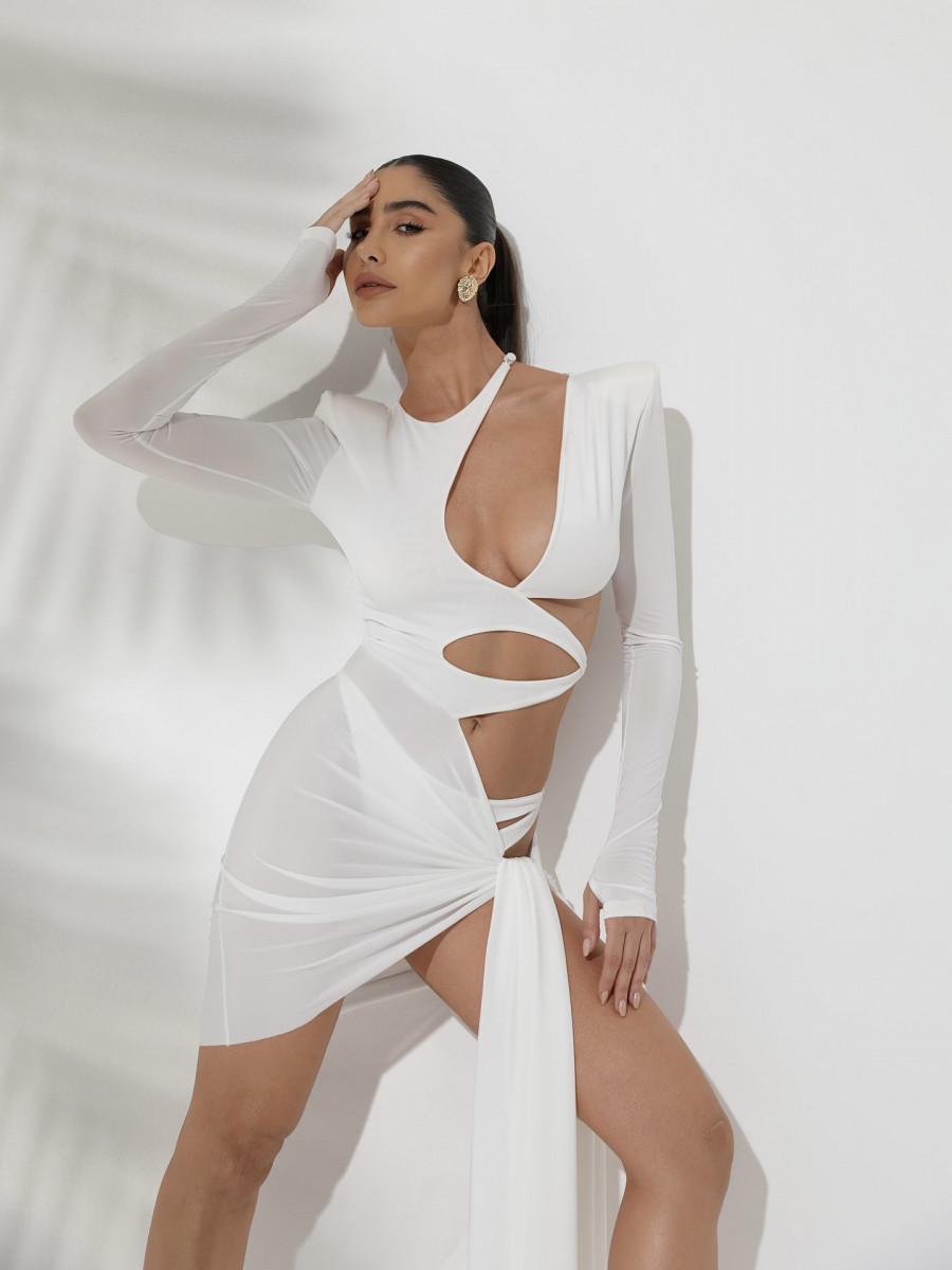 Vestido Lanna Curto Off White