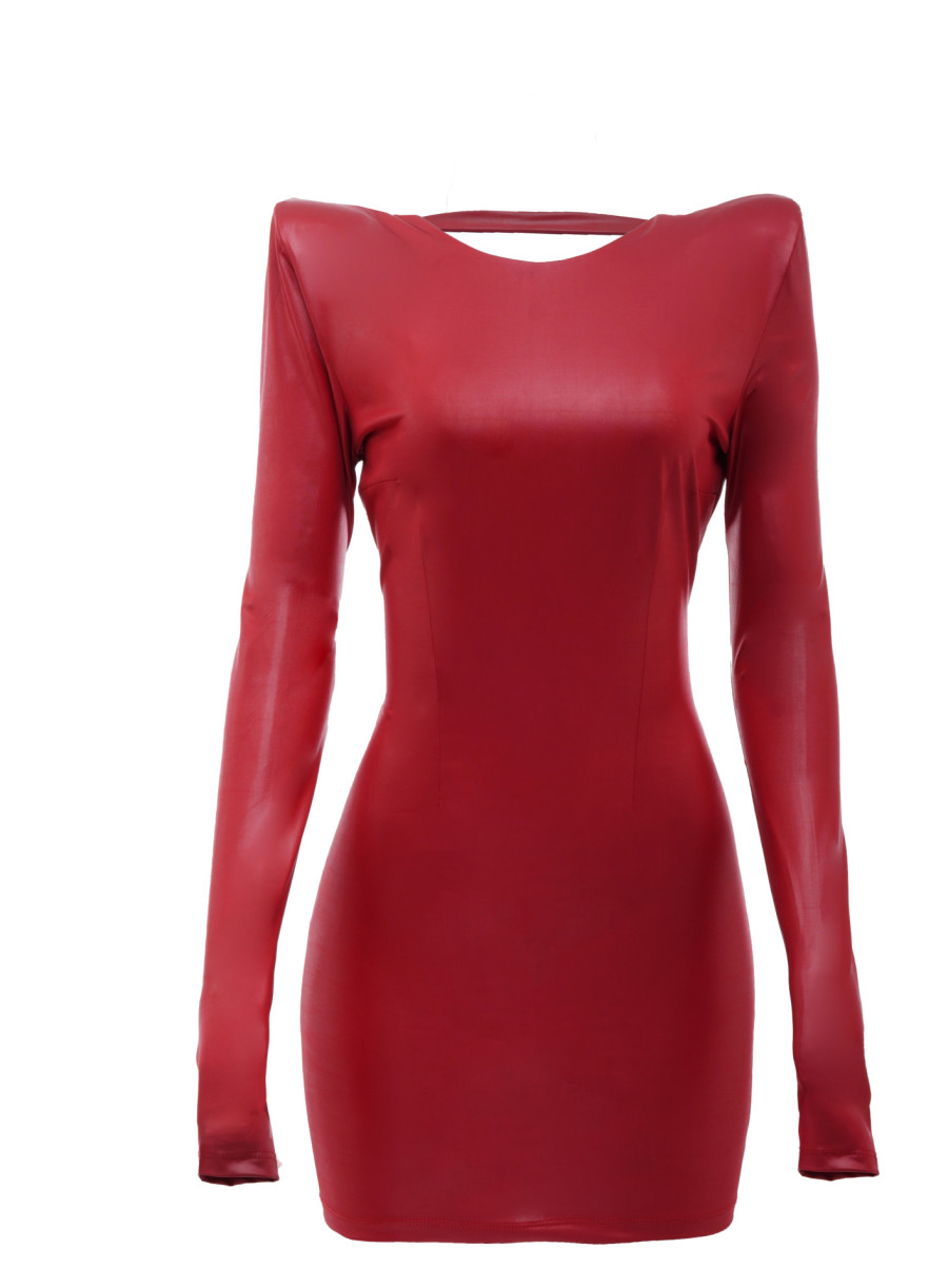 Vestido Blanca Midi Vermelho