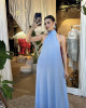 Vestido Marion Longo Azul Serenity