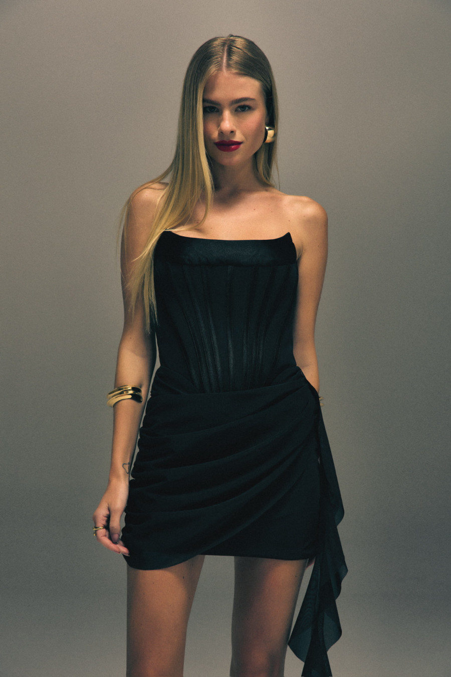 Vestido Ayla Preto