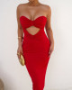 Vestido Gaia Vermelho