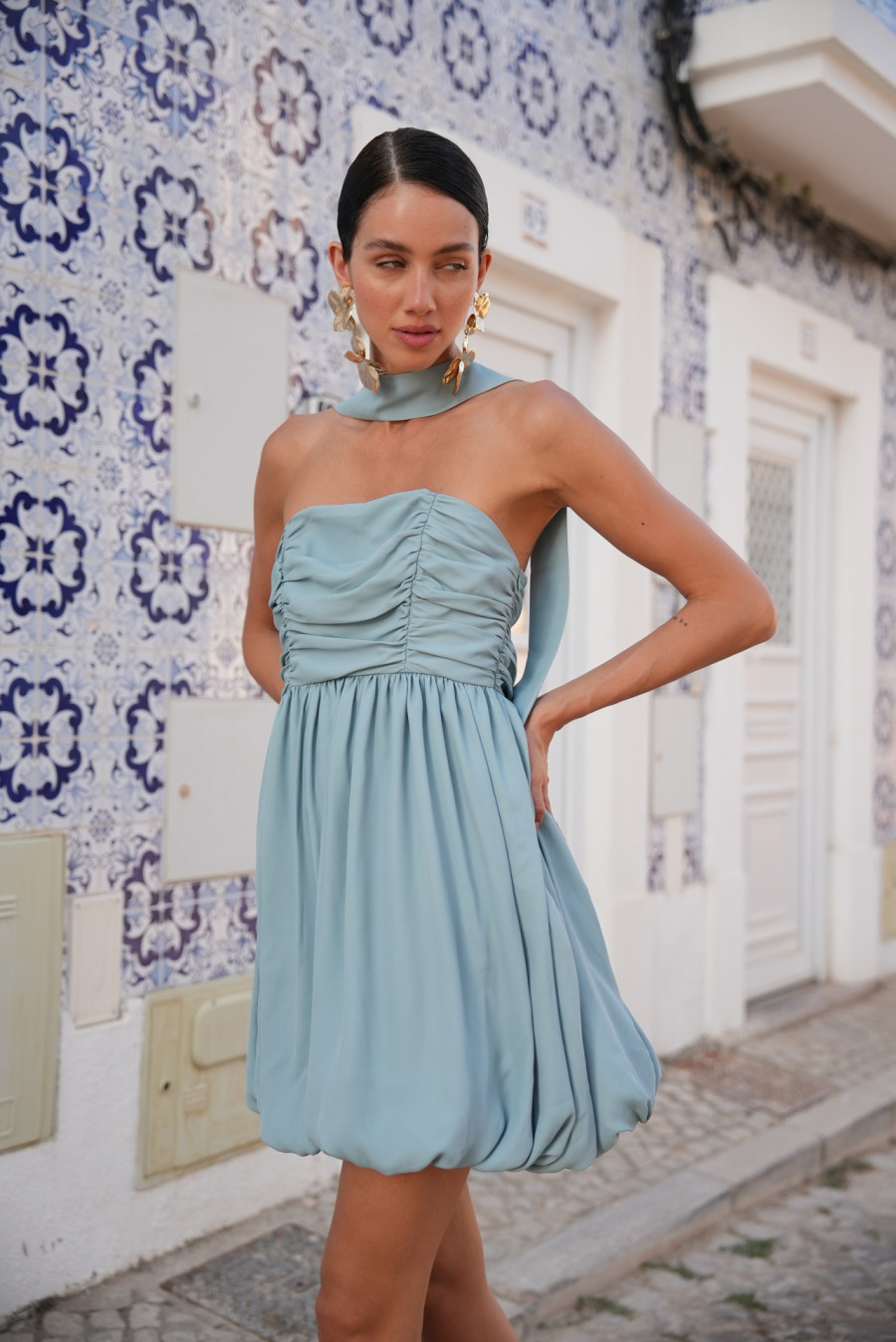 Vestido Esther Azul