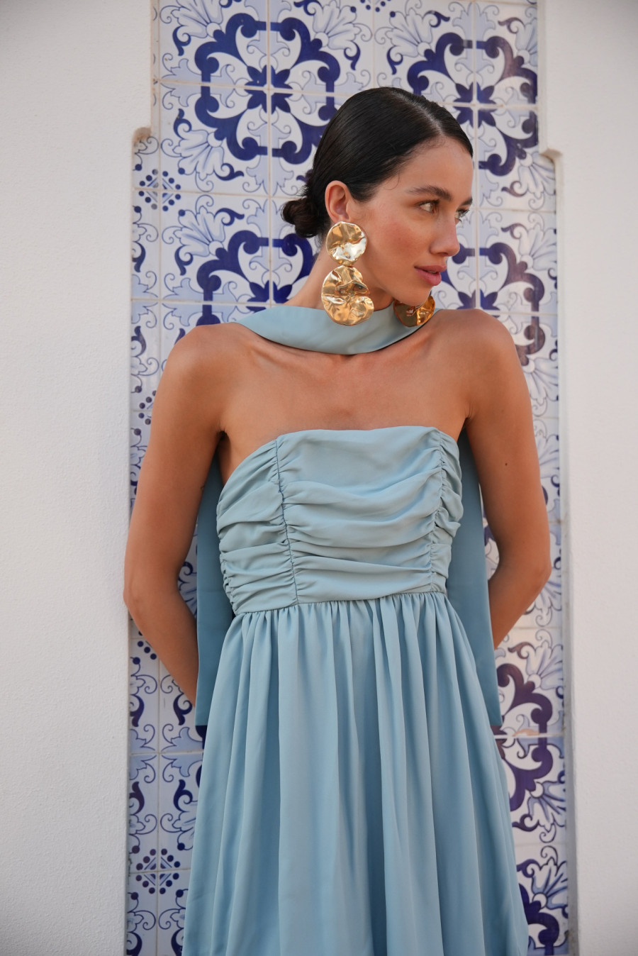 Vestido Esther Azul