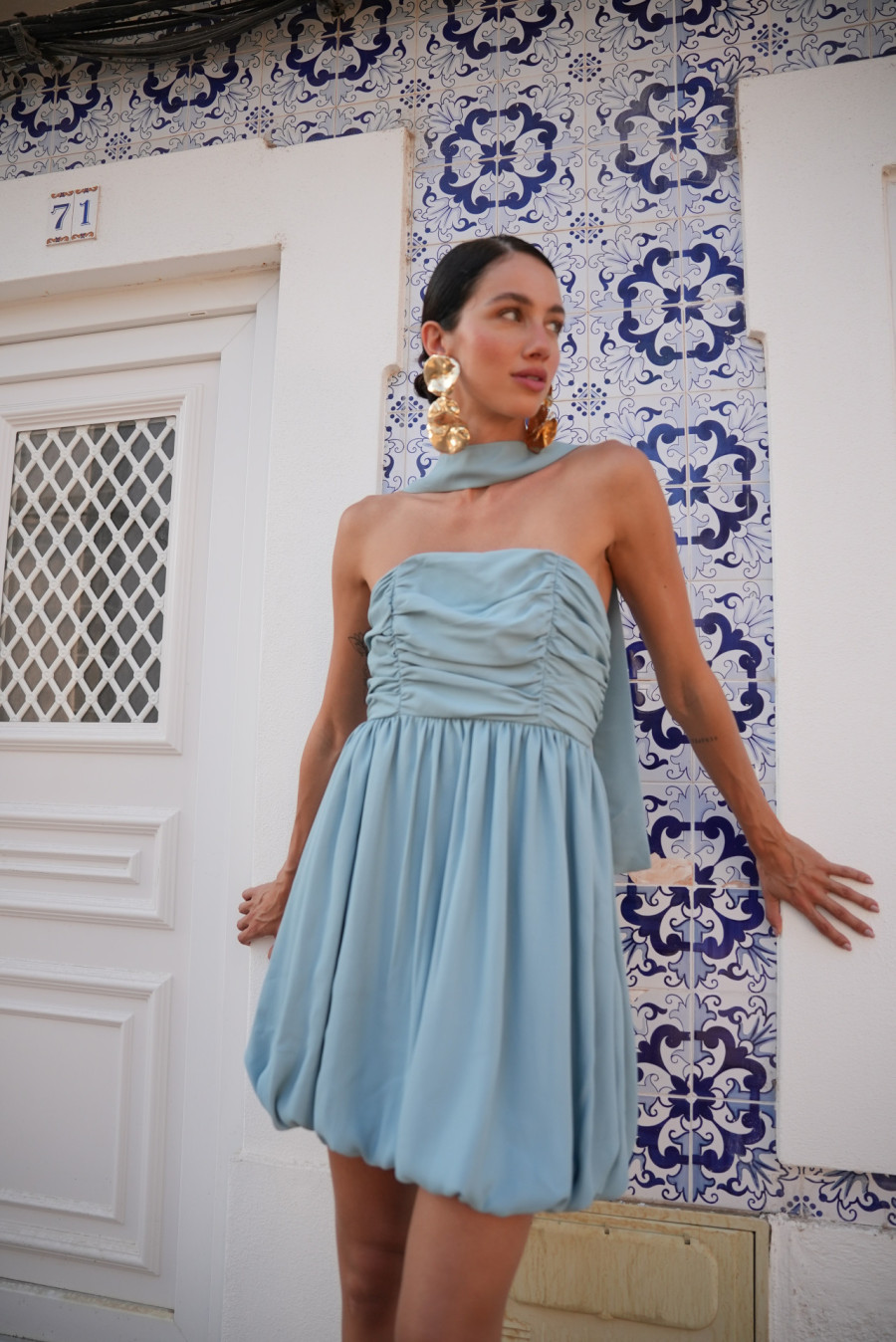 Vestido Esther Azul