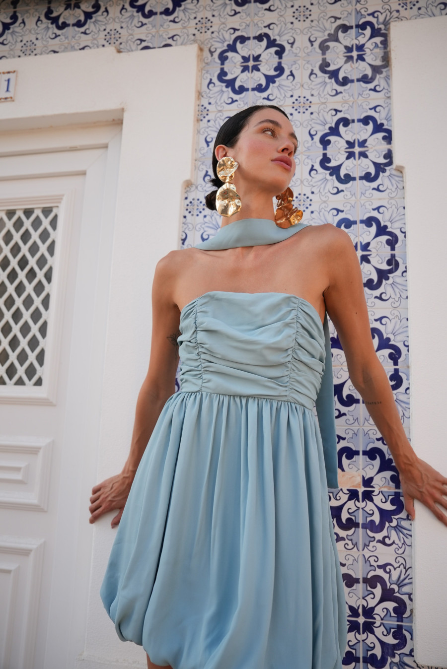 Vestido Esther Azul