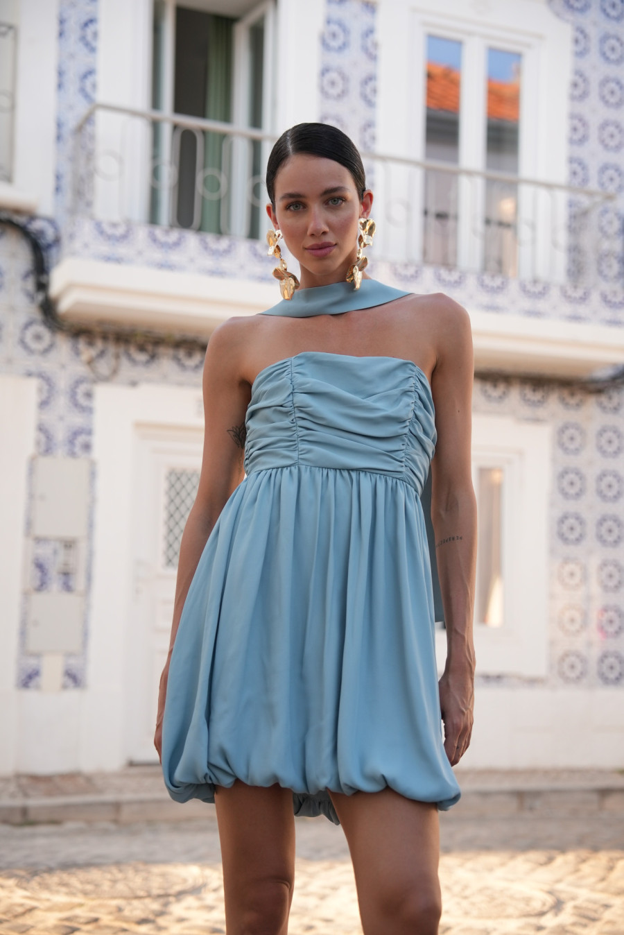 Vestido Esther Azul