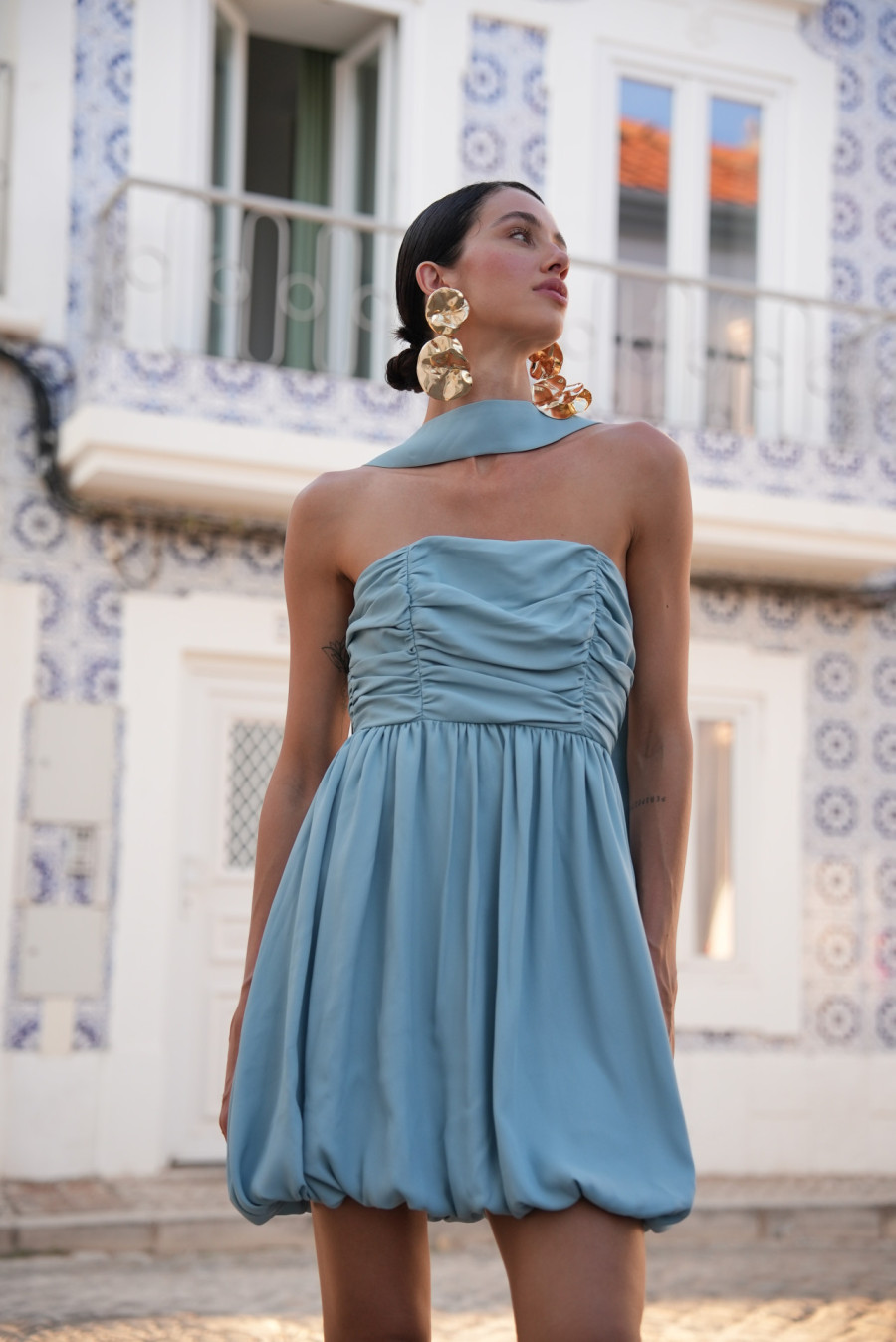 Vestido Esther Azul