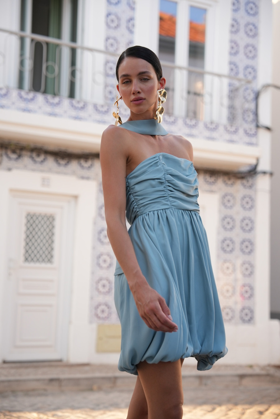 Vestido Esther Azul