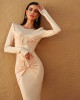 Vestido Lohan Midi Nude