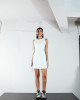 Vestido Basic Summer Track Off White