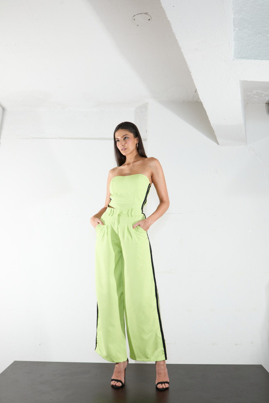 Conjunto TQC Alfaiataria Summer Track Verde