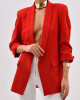 Blazer Artemis Alongado Vermelho