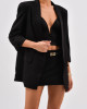 Blazer Artemis Alongado Preto