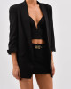 Blazer Artemis Alongado Preto