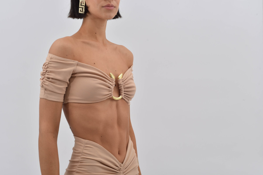 Conjunto Top Debbie Nude