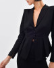 Blazer Spencer Trellis Preto