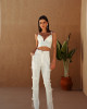 Cropped Debbie Off White