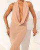 Vestido Aimee Longo Nude