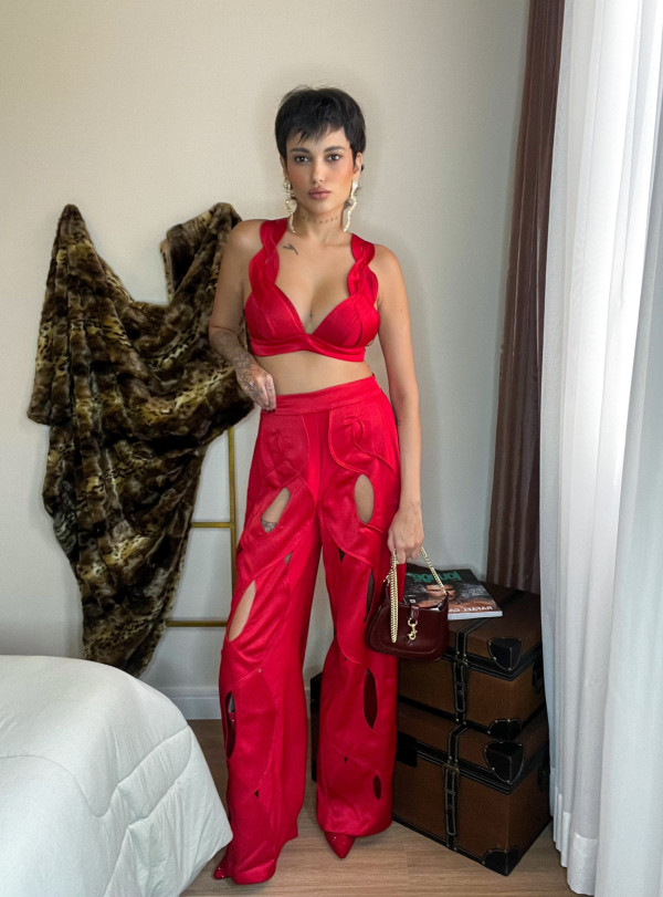 Conjunto Alessia Vermelho