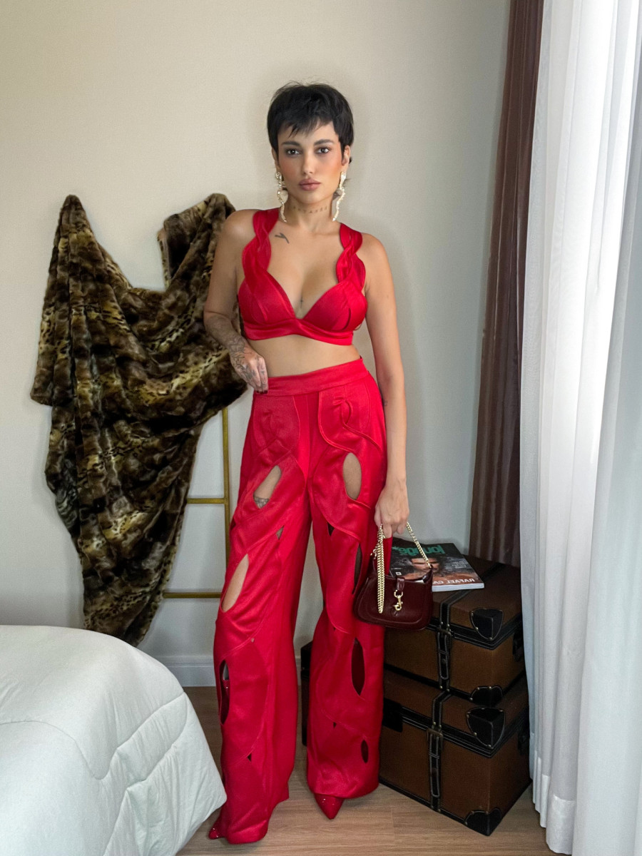 Conjunto Alessia Vermelho