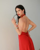 Vestido Vellany Longo Vermelho