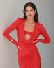 Vestido Top Zayra Vermelho