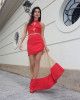 Vestido Carolyn Longo Vermelho