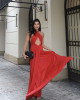 Vestido Vellany Longo Vermelho