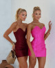 Vestido Folhas De Luiza Pink