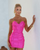 Vestido Folhas De Luiza Pink