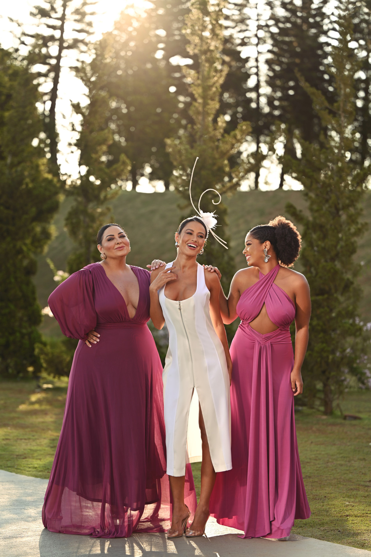 Vestido Vellany Longo Fúcsia Vestido Vellany Longo Fúcsia