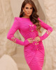 Vestido Lohan Midi Pink