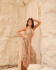 Vestido Vellany Longo Nude