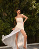 Vestido Camila Longo Off White