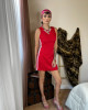 Vestido Basic Summer Track Vermelho