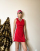 Vestido Basic Summer Track Vermelho