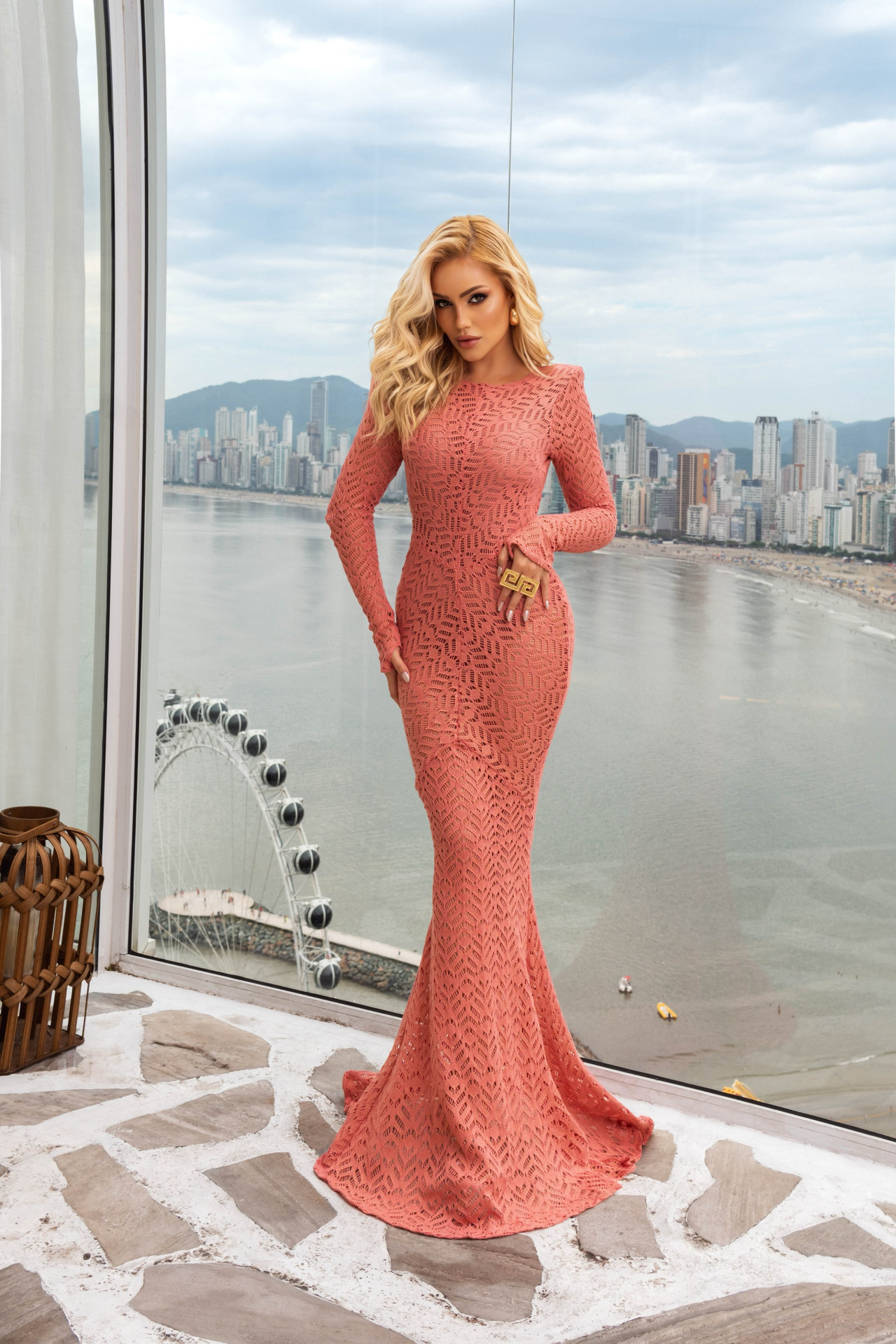 Vestido Elizabeth Longo Preto Vestido Elizabeth Longo Preto