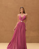 Vestido Rosali Longo Fúcsia Vestido Rosali Longo Fúcsia