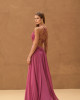 Vestido Rosali Longo Fúcsia Vestido Rosali Longo Fúcsia