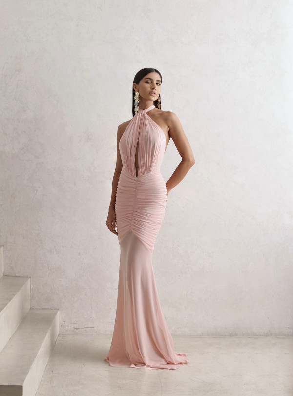 Vestido Thyla Longo Cereja