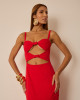 Vestido Lady Midi Vermelho