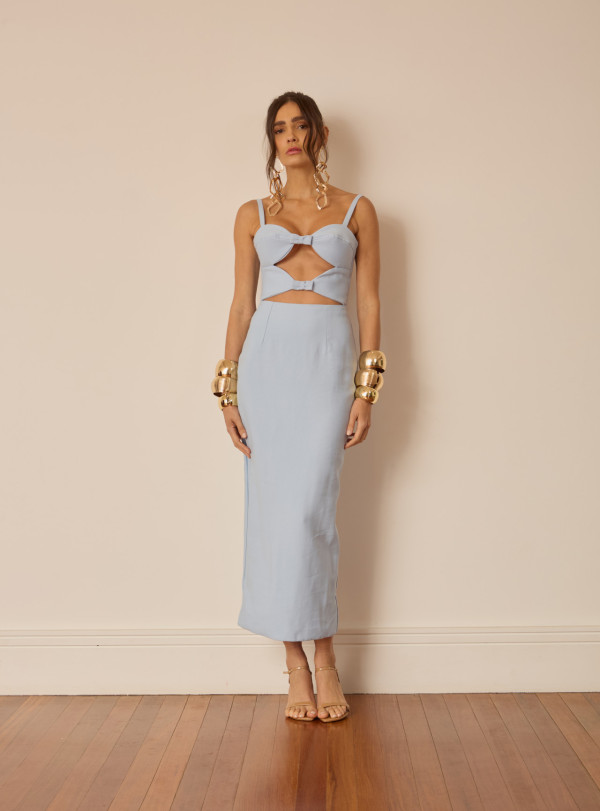 Vestido Lady Midi Azul